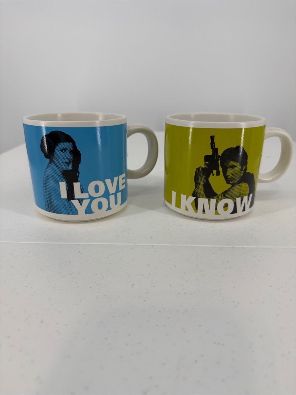 Star Wars Leia & Han I Love You / I Know Mug Set Hallmark